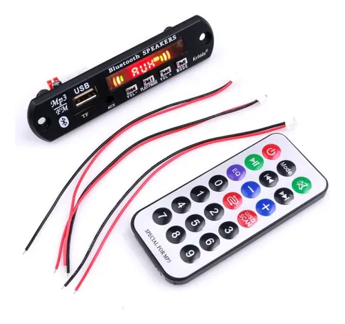 Módulo Audio Bluetooth 5.0 Fm Usb Amplificador 3w 5-12v