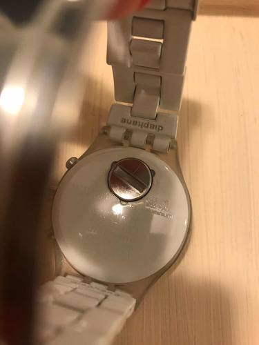 Relógio Swatch Irony Diaphane Branco Como Novo