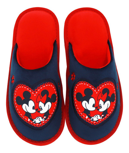 Pantuflas Para Dama Disney Mickey Y Minnie Mouse