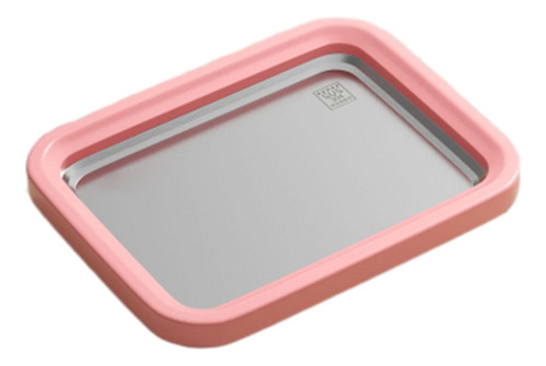 Bandeja Rodante Para Hacer Helados Diy Con 2 Raspadores Rosa