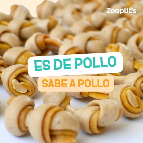 Premios Sin Carnaza Para Perro 30 Huesitos C/pollo Zooplies