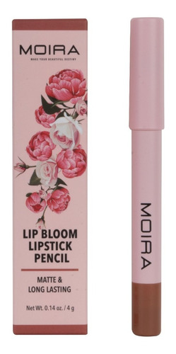 Lápiz Labial Matte Larga Duración Moira Cosmetics Color Bliss