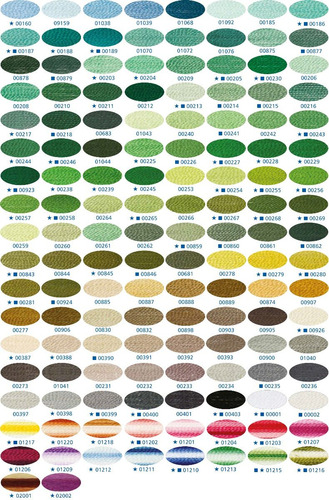 30 Linhas Meada P/ Bordar Anchor Mouliné - Escolha As Cores