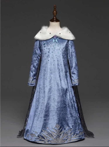 Vestido Frozen Elsa Talla 8 Usado