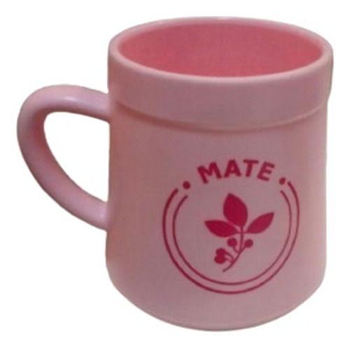 Mate De Pvc Resistente S/bombilla Calidad Premium Color Rosa