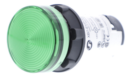 Luz Piloto Monolítica Verde 22mm Led, 120v Ac Ip65