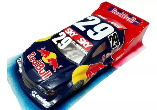 Autorama Carroceria Lexan Stock Car Red Bull 1/24 - D. Serra