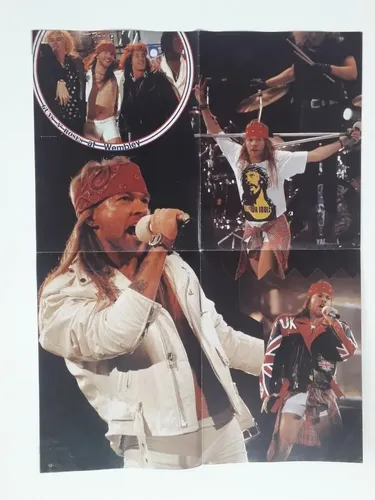 Revistas Pôsteres Guns N Roses Anos 90 : 3 Posters | MercadoLivre