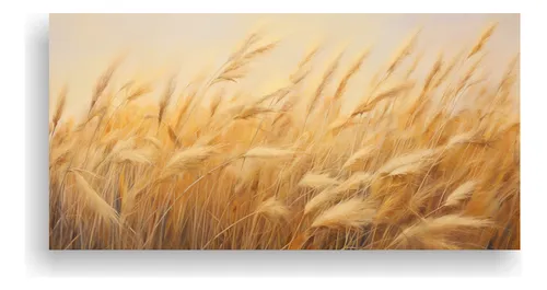 comprar 40x20cm Cuadro Abstracto Pampas Grass Estilo Estilo Óleo