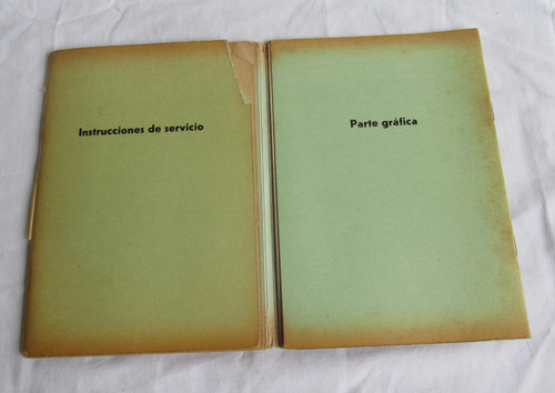 Manual De Instrucciones De Servico Motor Diesel Deutz (Usado)