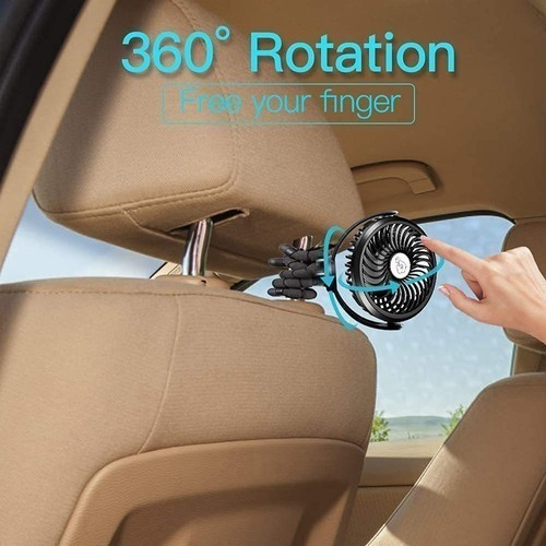 Mini Ventilador Portátil Recargable Por Usb De 3 Velocidades