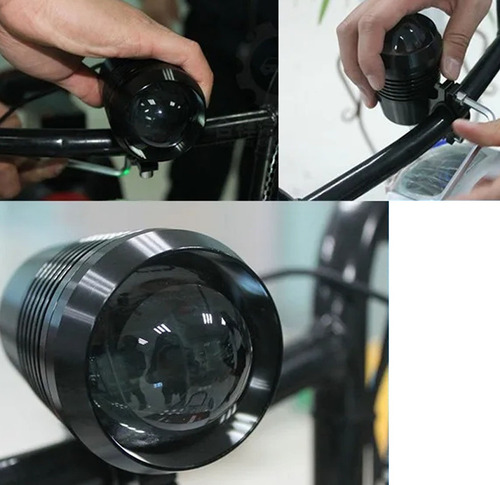 Par Faros Focos Neblinero Proyector Laser Luz Blanca Moto