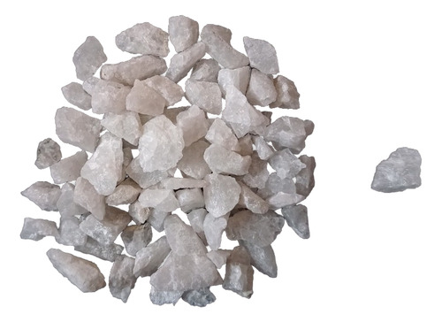 Piedra Cuarzo Blanco A & P 25 Kg Granulometría Variable