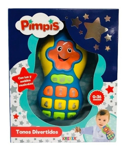 Pimpis Mi Primer Telefono Luz Y Sonidos Divertidos Lny 3749