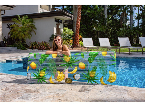 Colchoneta Inflable Salvavidas Poolcandy Para Alberca 188 Cm