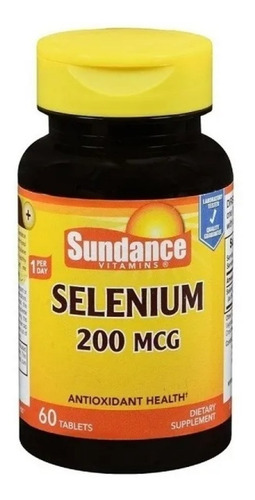 Selenio Sundance Origen Usa. 60 Tabletas 200 Mcg.