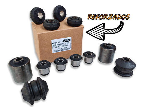 Imagen 3 de 4 de Kit Bujes Tren Traseros Escort 88 Al 94