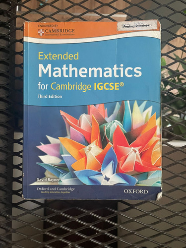Extended Mathematics For Cambridge Igcse - Third Edition (Usado)