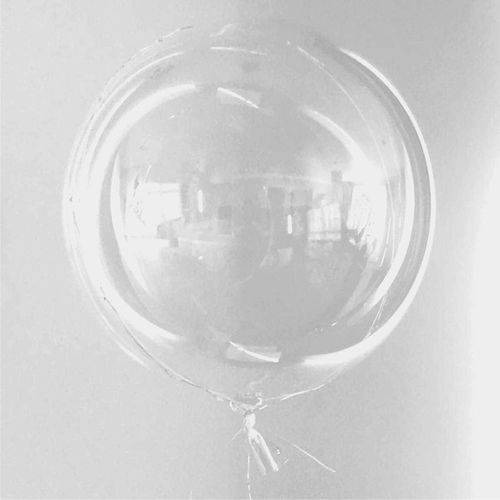 Imagem 2 de 5 de 50 Unidades Balão Bubble 18 Polegadas Silicone Transparente