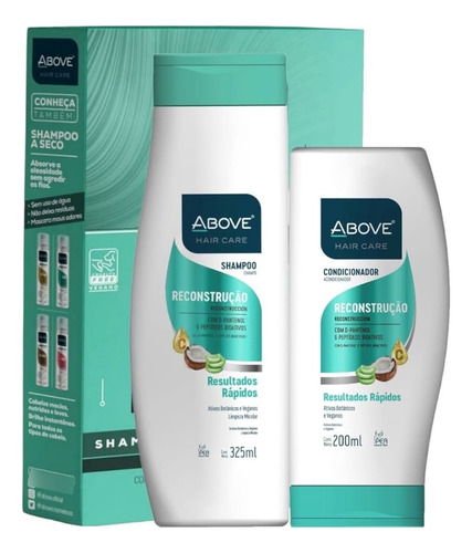 Kit Shampoo E Condicionador Feminino Reconstrução Above