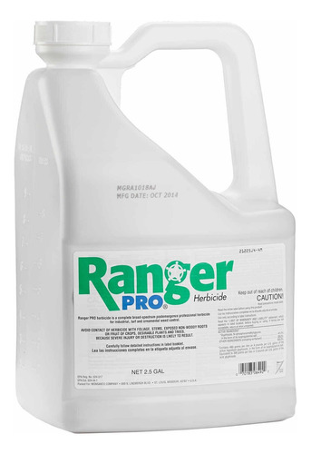 Round Up Ranger Pro 41% Glyphosate Weed Control - 2.5 Ga Aam