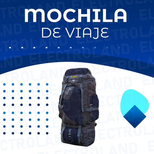 Mochila Mochilero 90 Lts Reforzada Camping Viaje Impermeable