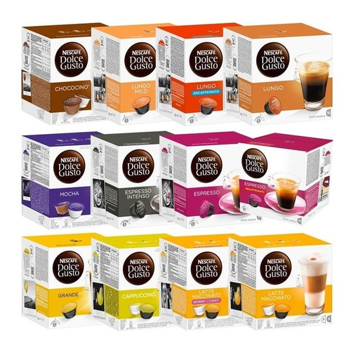 Dolce Gusto Oferta Imperdible 6 Cajas Sabores A Elección