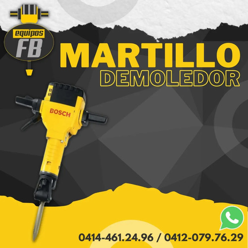 Alquiler De Martillo Demoledor Y Rotomartillo 7-11-29kg