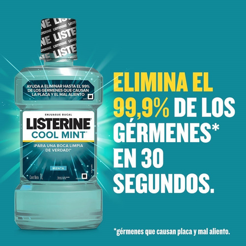 Enjuague Bucal Listerine Cool Mint X 500ml
