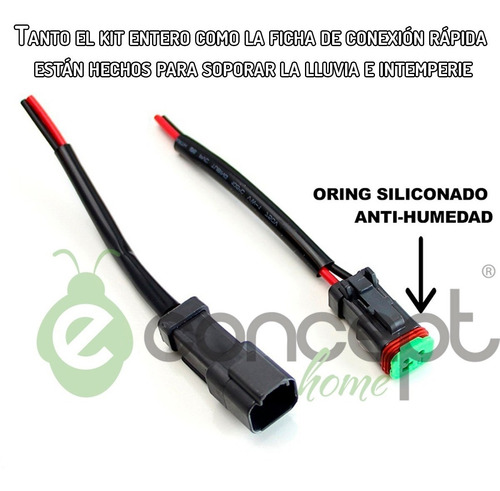 Kit De Instalación 180w Faros Auxiliares Cableado Seguro