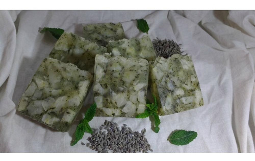 Jabon Antiseptico-tonificante-refrescant De Lavanda-menta X2