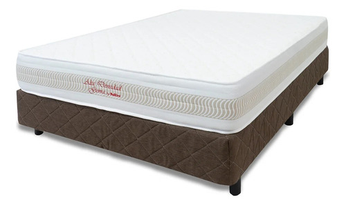 Sommier Poliflex King Modelo Alta Densidad Goma Comfort