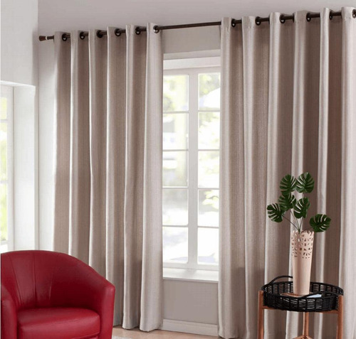 Cortina Veneza 2,60x2,30 Nude - Beca Decor