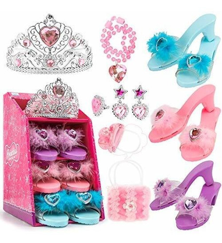 Jaolex Princesa Toddler Vestido Arriba Zapatos Fingir 956bx