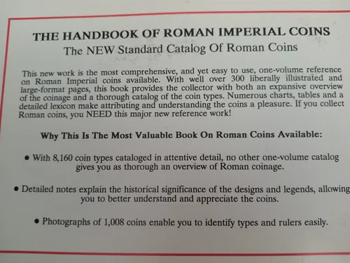 Catalogo Monedas Romanas, Van Meter (2000) Agotado (Usado)