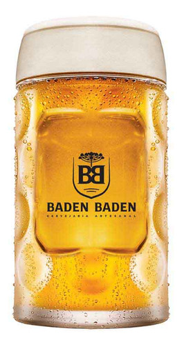 Caneca Chopp de Vidro, Baden Baden 610ml, Ruvolo