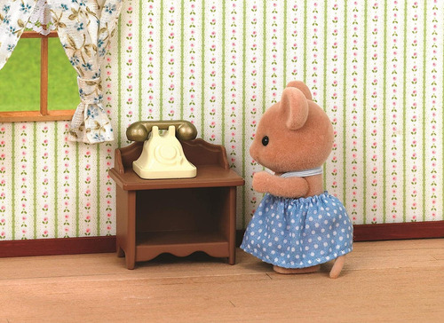 Sylvanian Families Teléfono Y Mesa Set Juguete Niños Atrix