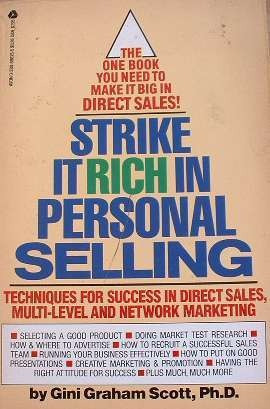 Strike It Rich In Personal Selling - Graham Scott (Usado)