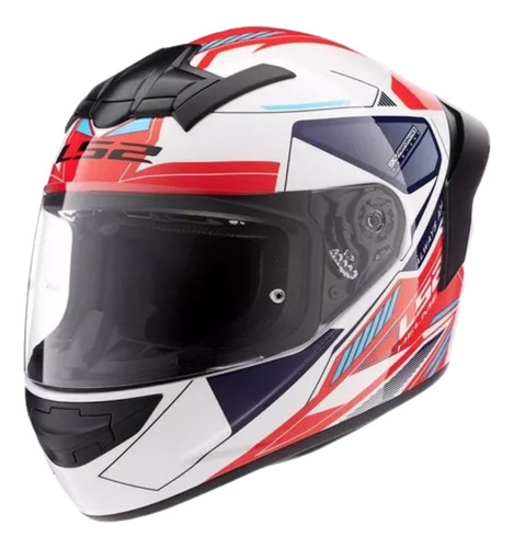 Casco Integral Moto Ls2 352 Rookie Beta Con Spoiler Agrobike