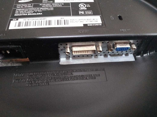 Monitor Samsung 19 Polegadas Entradas Vga E Dvi Usado!!! (Usado)