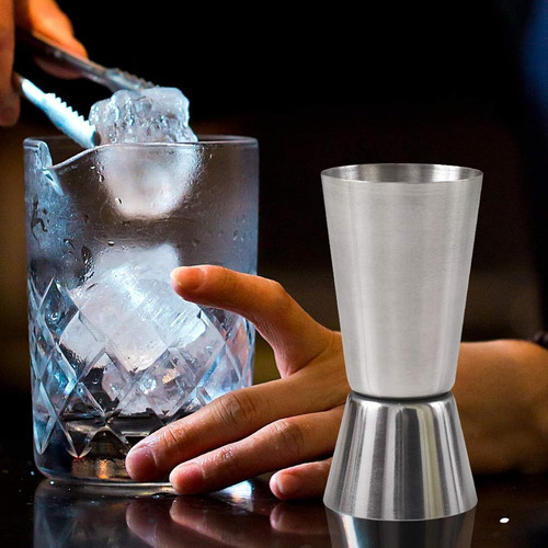 Jigger Doble Para Camarero De Acero Inoxidable Para Medir