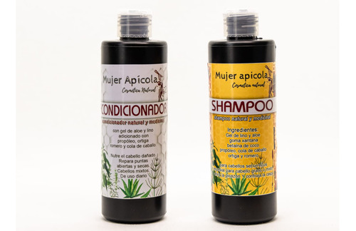 Shampoo Y Acondicionador De Áloe Y Lino