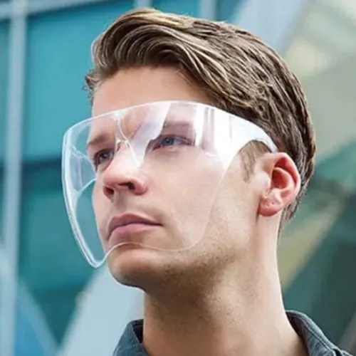 Careta Vicera Protector Facial Con Estructura Tipo Gafas Cuotas