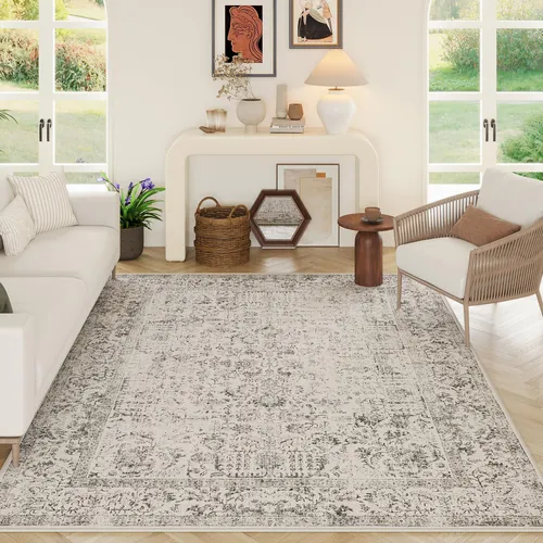 Purecozy Alfombra Gris De 3 X 5 Pulgadas, Alfombra De Entrad