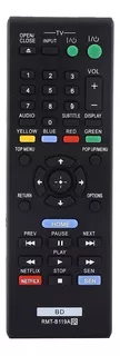 Controle Remoto Do Reprodutor Blu-ray Rmt-b119a Para Sony, R