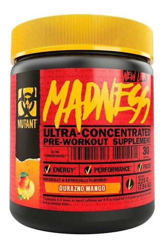 Mutant Madness Peach Mango Pre Entreno