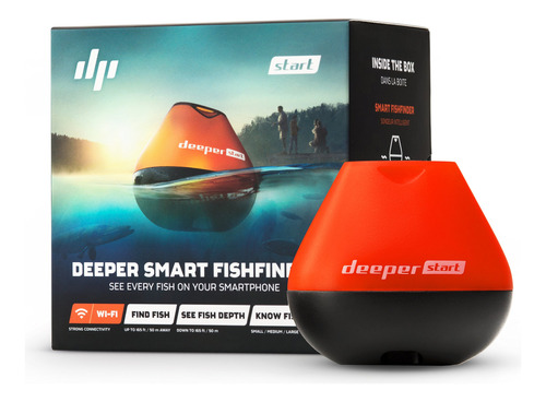 Deeper Start Smart Fish Finder + Soporte Para Telefono Caña