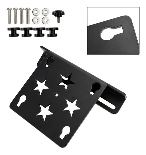 Soporte De Montaje De Alforjas Universal Negro Para Moto