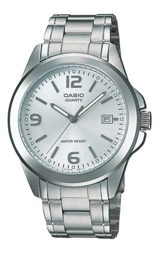 Reloj Casio Hombre Acero Mtp-1215a-7a Clásico Calendario