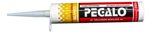 Acrilico Sellador Silicona Pintable Blanco 280cc X24